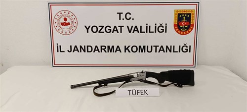 Akdağmadeni İlçesinde Önleyici Kolluk Devriyesinde Kaçak Av Tüfeği Yakalandı 